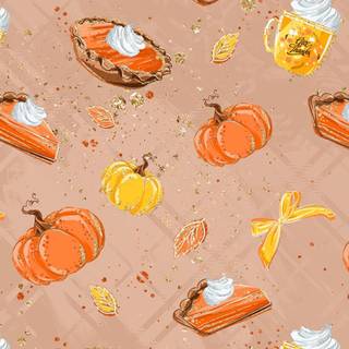 Thanksgiving pattern wallpaper