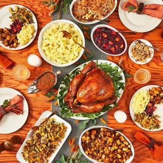 Thanksgiving meal wallpaper