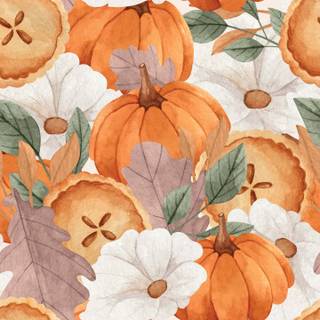 Thanksgiving pattern wallpaper