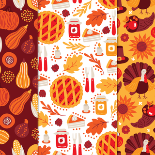 Thanksgiving pattern wallpaper