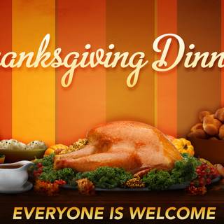 Thanksgiving meal wallpaper