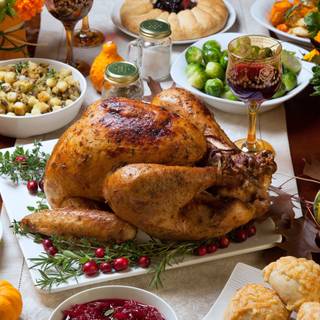 Thanksgiving meal wallpaper