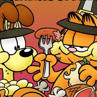 Thanksgiving cartoon wallpaper