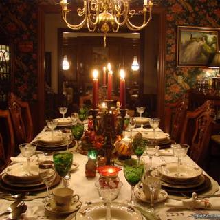 Thanksgiving Day meal wallpaper