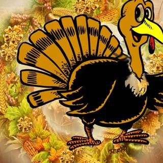 Thanksgiving cartoon wallpaper