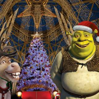 Shrek Christmas wallpaper