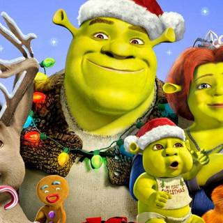 Shrek Christmas wallpaper