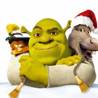 Shrek Christmas wallpaper