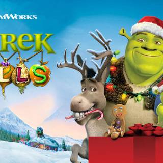 Shrek Christmas wallpaper