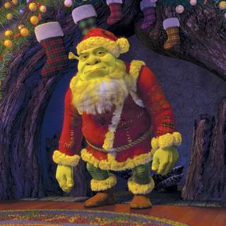 Shrek Christmas wallpaper