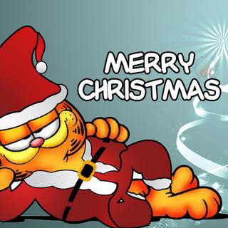 Garfield Christmas wallpaper