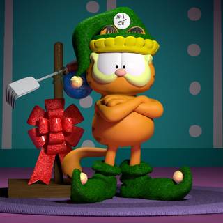 Garfield Christmas wallpaper