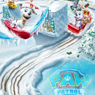 Paw Patrol Christmas wallpaper