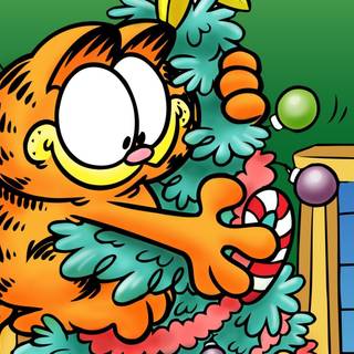 Garfield Christmas wallpaper