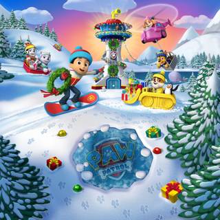 Paw Patrol Christmas wallpaper