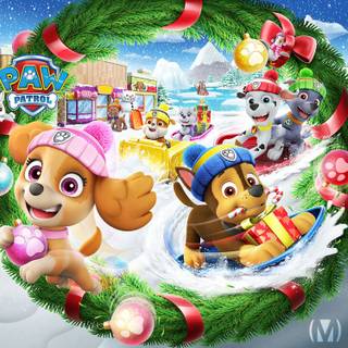 Paw Patrol Christmas wallpaper