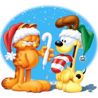 Garfield Christmas wallpaper