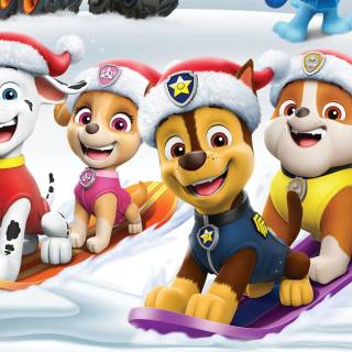 Paw Patrol Christmas wallpaper