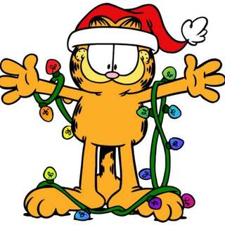 Garfield Christmas wallpaper