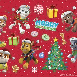Paw Patrol Christmas wallpaper
