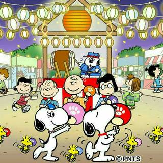 Snoopy New Year wallpaper