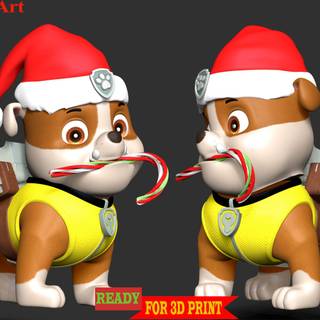 Paw Patrol Christmas wallpaper