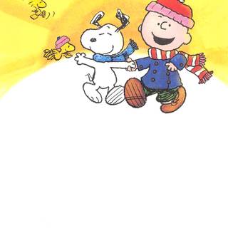 Snoopy New Year wallpaper