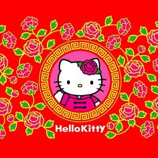Hello Kitty New Year wallpaper