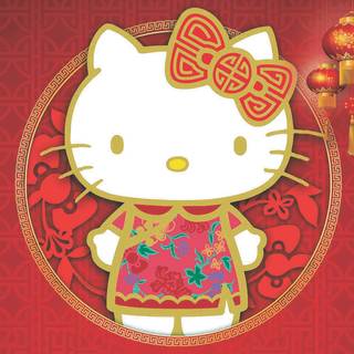 Hello Kitty New Year wallpaper