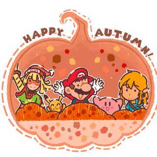 Mario Thanksgiving wallpaper