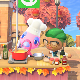 Animal Crossing Thanksgiving wallpaper