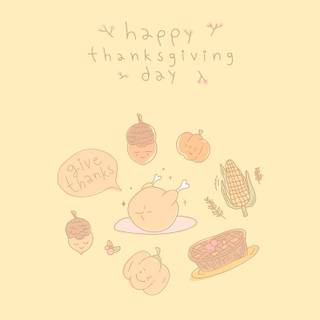 Cute aesthetic Thanksgiving wallpaper