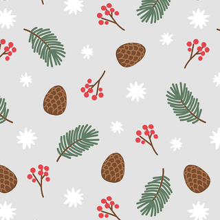 Cute green winter wallpaper