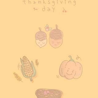 Cute aesthetic Thanksgiving wallpaper