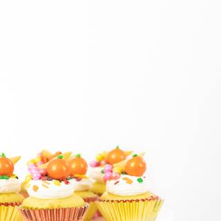 Thanksgiving cupcake wallpaper