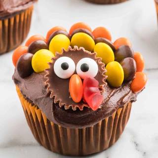 Thanksgiving cupcake wallpaper