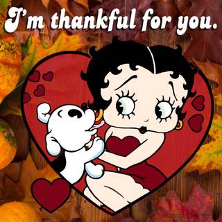 Betty Boop Thanksgiving wallpaper