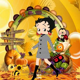Betty Boop Thanksgiving wallpaper
