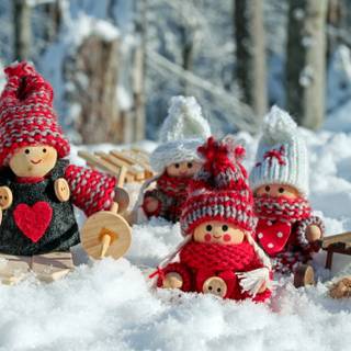 Cute winter PC wallpaper