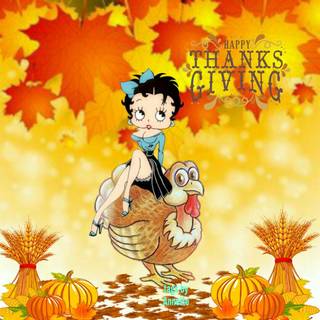 Betty Boop Thanksgiving wallpaper