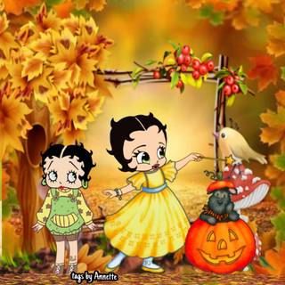 Betty Boop Thanksgiving wallpaper