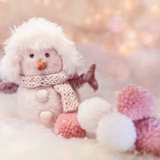 Cute winter PC wallpaper