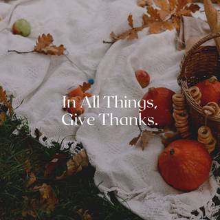 Thanksgiving aesthetic desktop wallpaper