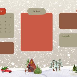 Christmas computer 2023 wallpaper