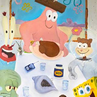 Spongebob Thanksgiving wallpaper