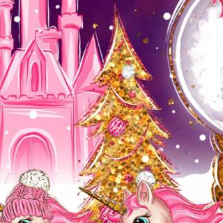 Unicorn Christmas wallpaper