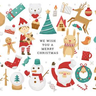 Christmas vector wallpaper