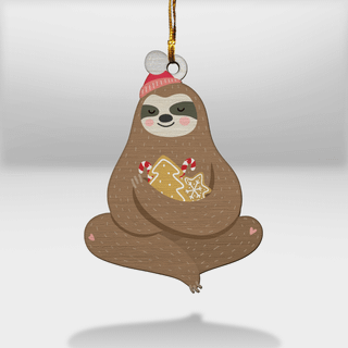 Sloth Christmas wallpaper