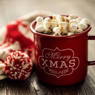 Christmas hot chocolate wallpaper