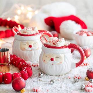 Christmas hot chocolate wallpaper